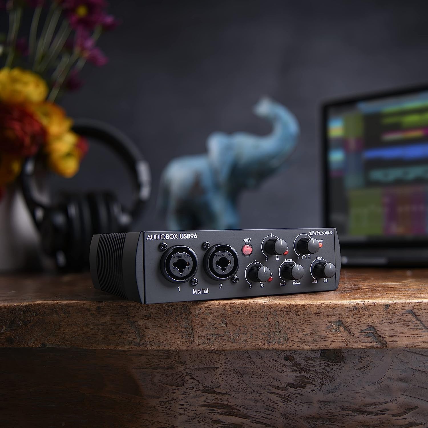 Audiobox 96 25Th Anniversary USB Audio Interface with Studio One Artist DAW Recording Software